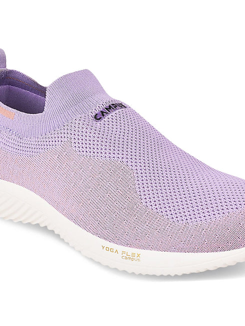 CAMP CALLIE Purple Women's Slip-ons